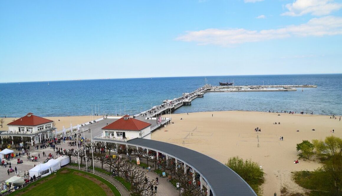 the pier polish sea the baltic sea 752170