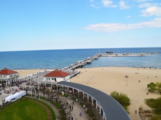 the pier polish sea the baltic sea 752170