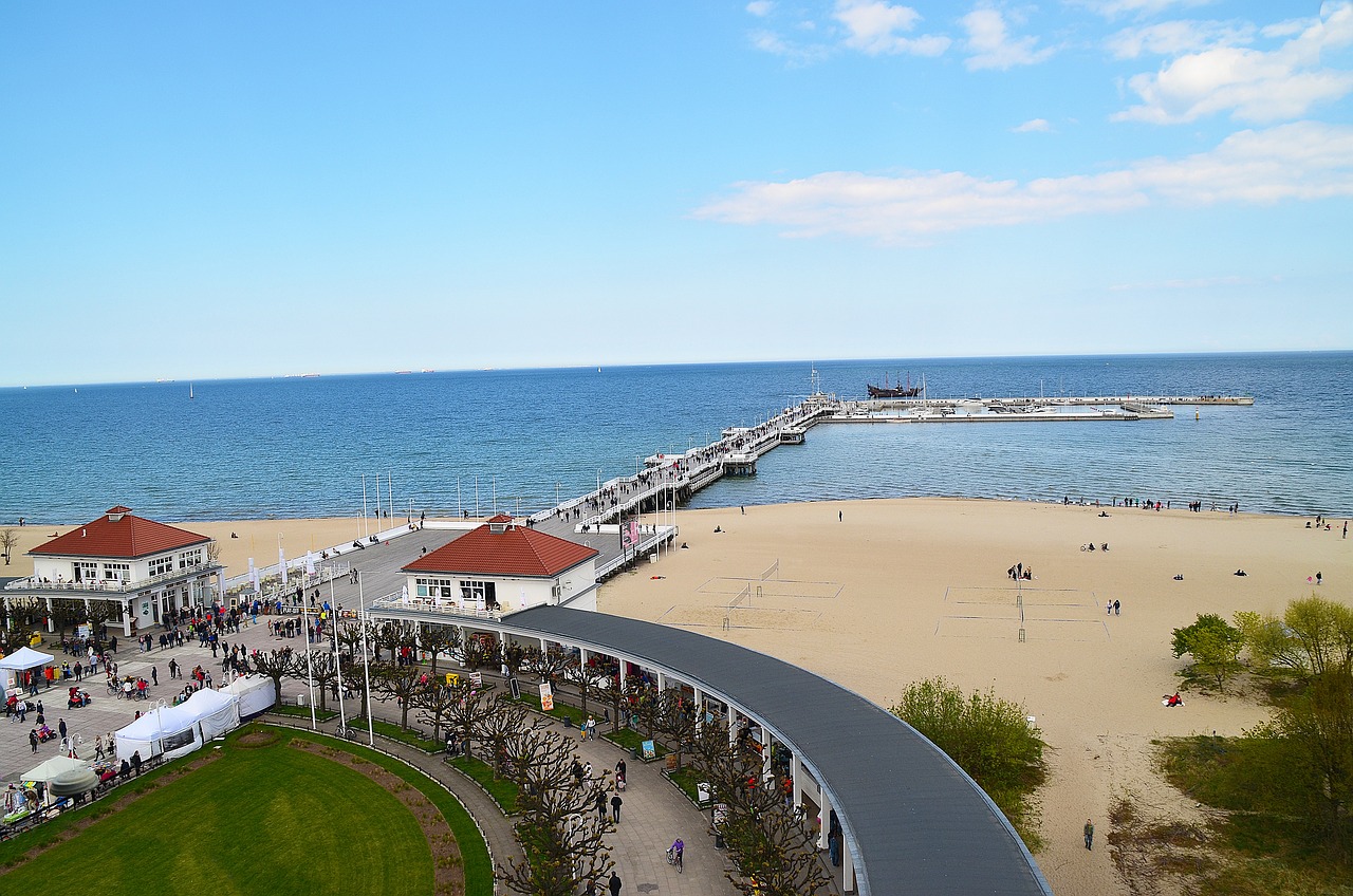 the pier polish sea the baltic sea 752170